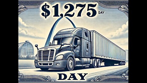 Trucking Vlog #7-$1,275 Day, St.Louis freight, Real Rates and Fuel Discounts