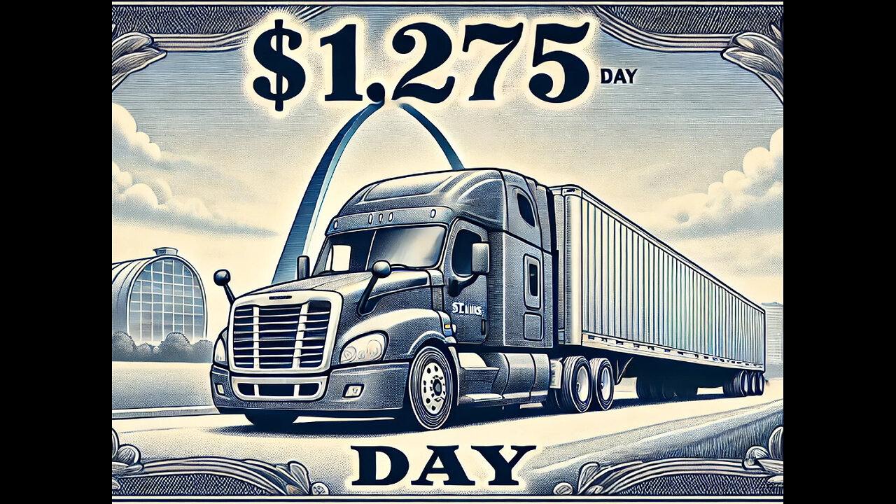 Trucking Vlog #7-$1,275 Day, St.Louis freight, Real Rates and Fuel Discounts