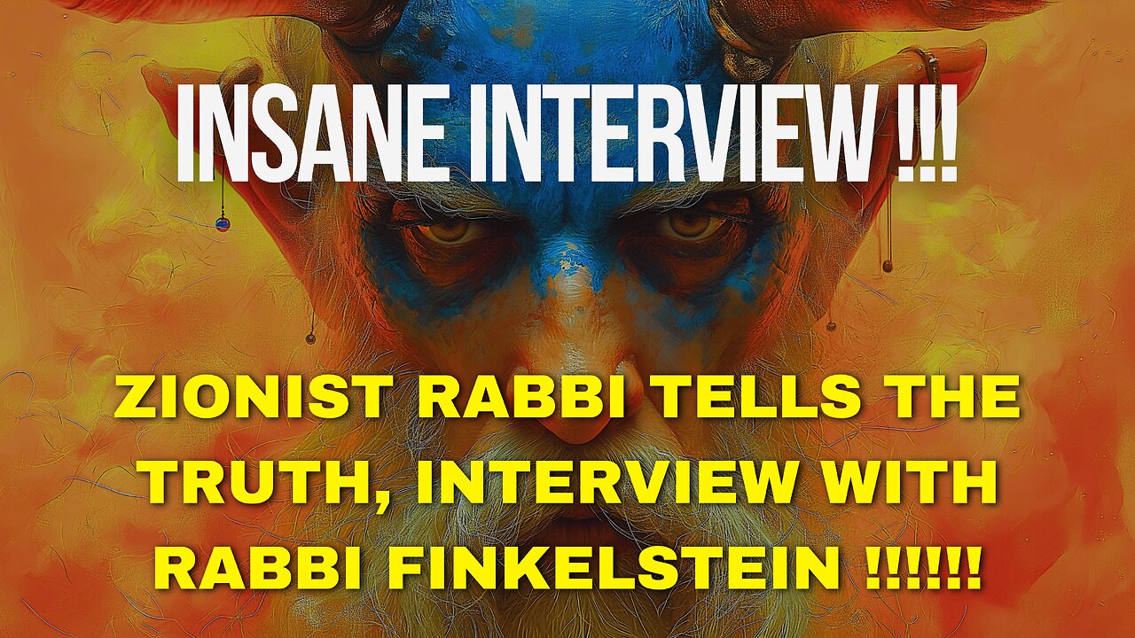 Jewish Rabbi TELLS THE TRUTH Interview With Rabbi Abraham Finkelstein