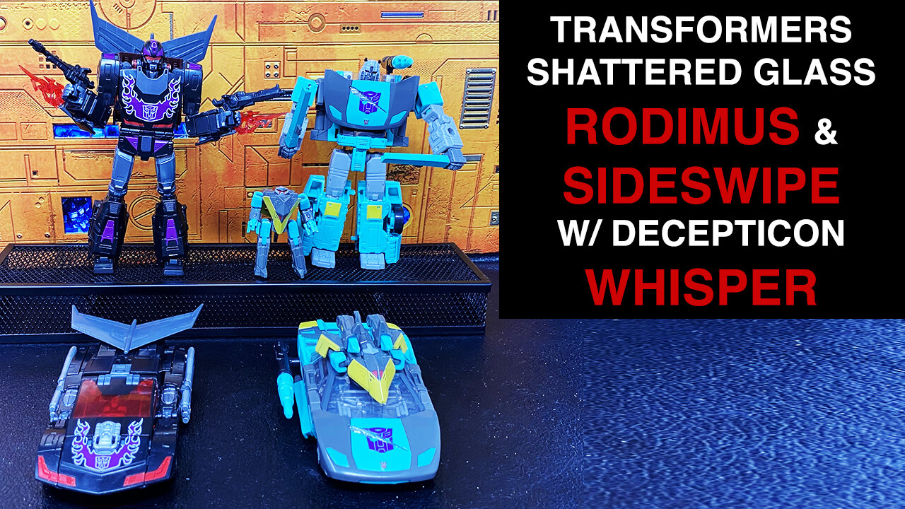 Transformers Shattered Glass Rodimus and Sideswipe - Unboxing and Review