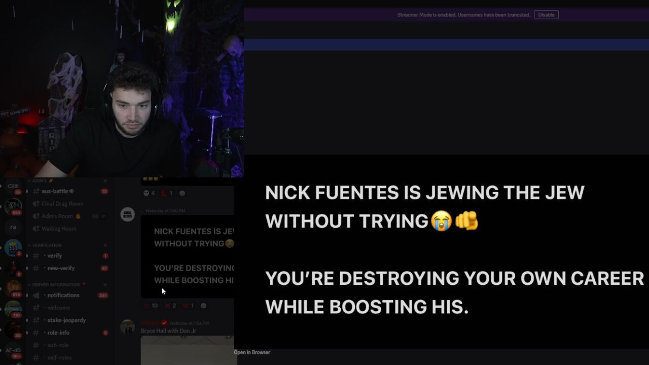 Adin Ross Reveals His Bank Has Banned Him After His Controversial Stream With Nick Fuentes