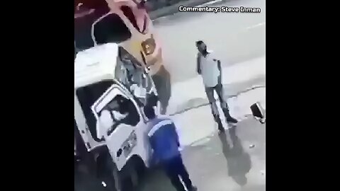 Robber stopped by a tank