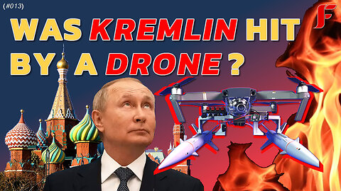 WAS the Kremlin attacked with a Drone?