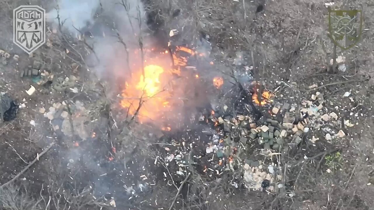 destruction of the ammunition depot