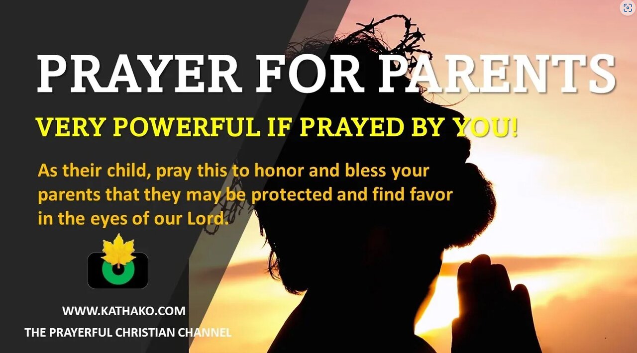 Prayer for Parents (Man’s Voice), a powerful blessing request from God for your parents