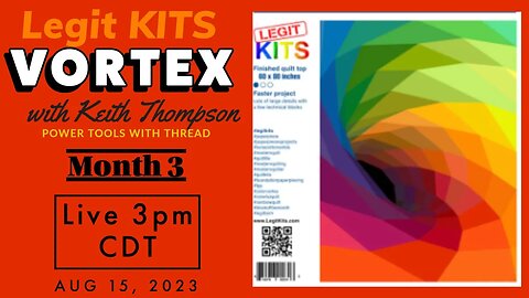 Live! Legit Kits Vortex, Month 3 with Keith Thompson