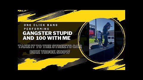 One Click Bang Performing Gangster STUPID and 💯 With me