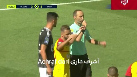 أول مباراة لأشرف داري achraf dari مع نادي بريست قدم أداء جيد وتحصل على ركلة جزاء