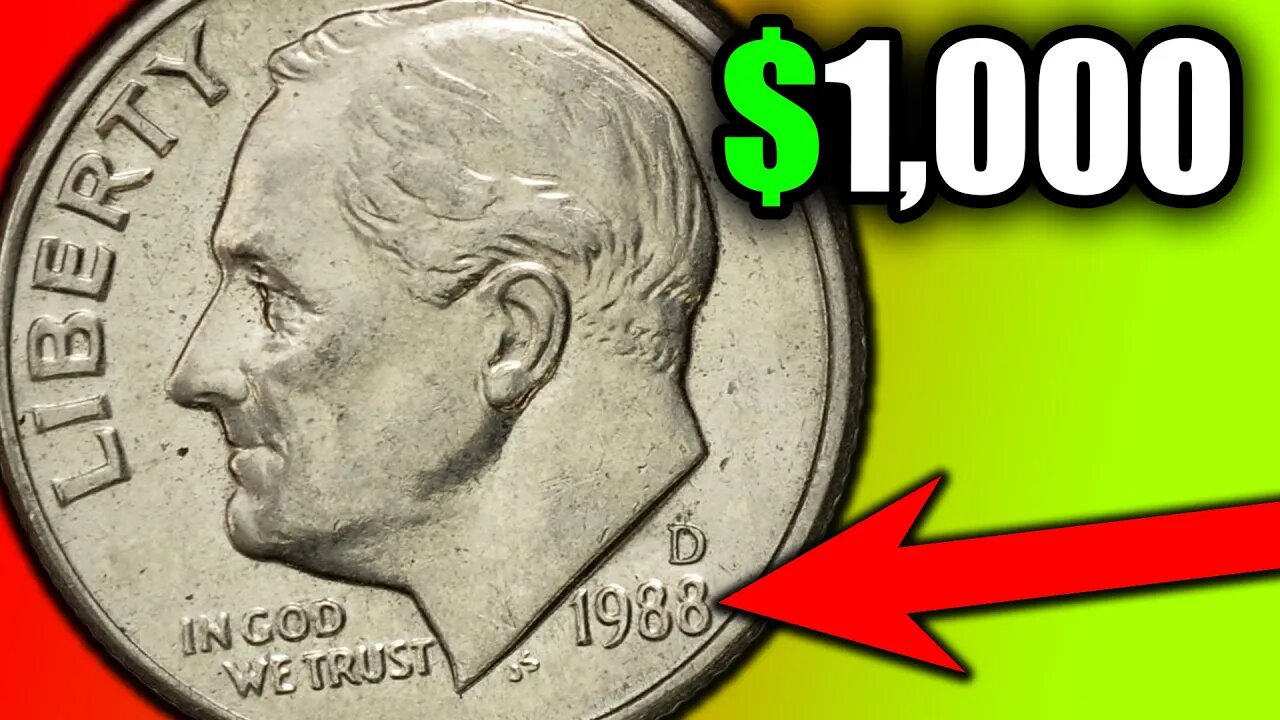 1988 Dimes Worth More Than 10 Cents!!