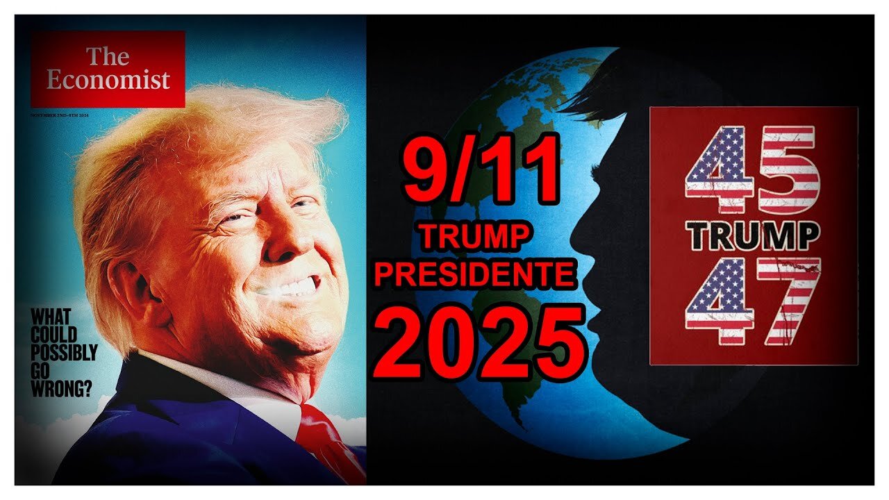 LA COPERTINA DELLA RIVISTA THE ECONOMIST ANNUNCIA PER IL 2025:GUERRA,CRISI ECONOMICA,PLANDEMIA e DONALD TRUMP PRESIDENTE AMERICANO PER LA SECONDA VOLTA A 47°PRESIDENTE DOPO L'ELEZIONE DEL 2017 A 45°PRESIDENTE AMERICANO