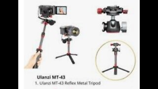 Ulanzi MT-34 Multi-functional Extendable Tripod unboxing blooper