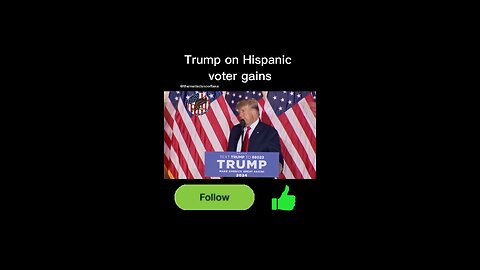 Trump on Hispanic voter gains