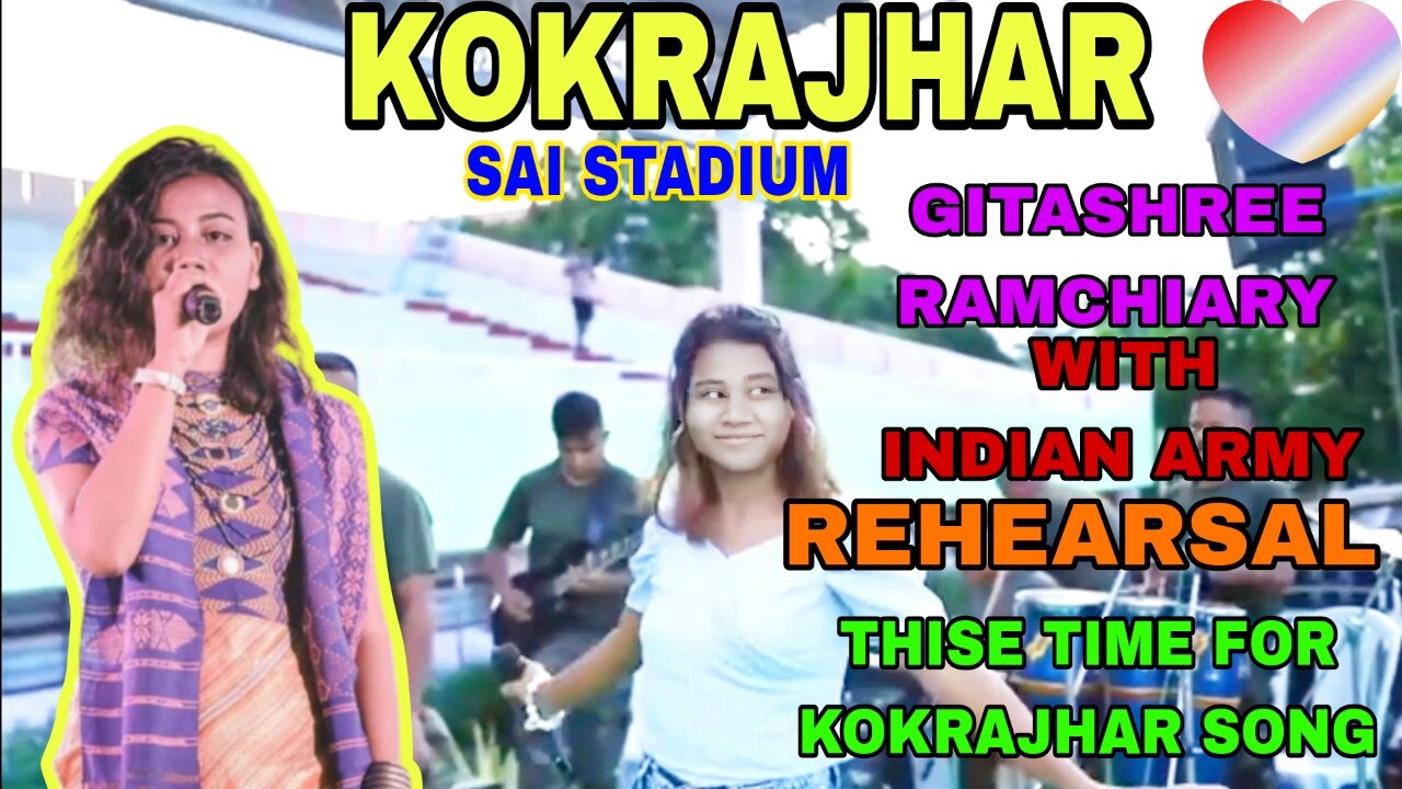 Waka waka ( thise time for kokrajhar ) gitashree ramchiary song.