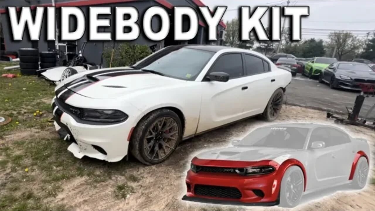 I Bought a WIDEBODY KIT For My CRASHED HELLCAT