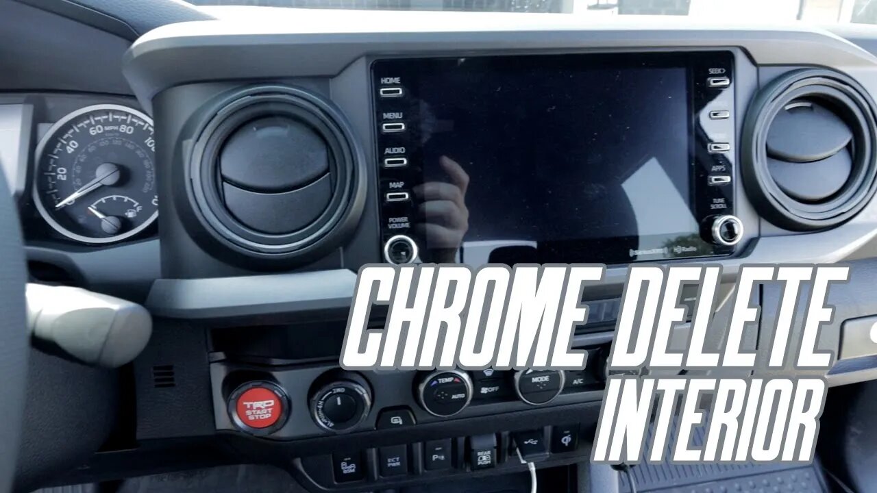 Meso Customs Tacoma Interior Chrome Delete | INSTALL