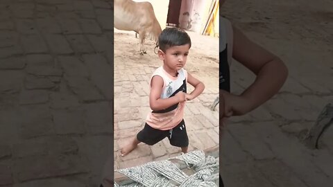 भाई ने लगाई चोट कैसे पीटा acting Vlog Desi with child #ytshorts #rudrakrishna #childacting