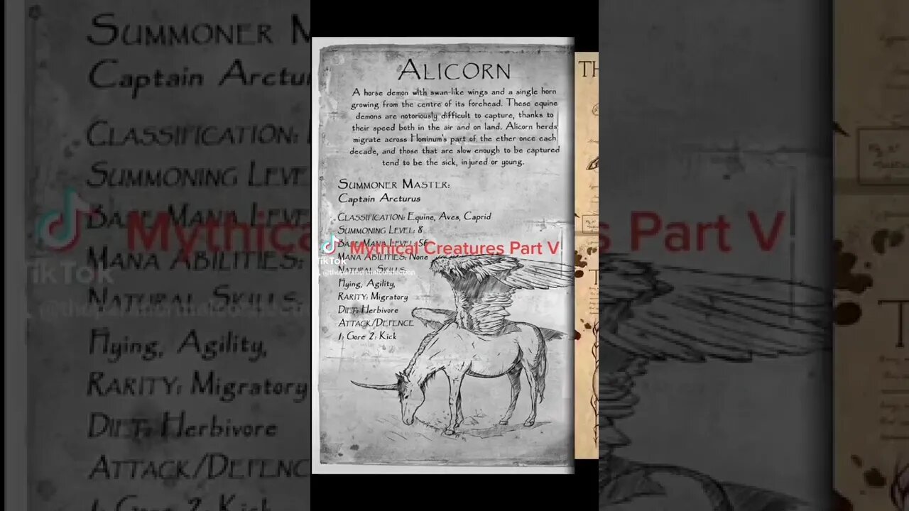 Mythical Creatures Part V