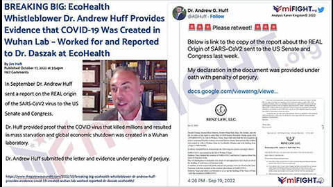 Chinese Scientist: 'COVID Was Created In A Lab As A Bioweapon' 7-2-23 Benny Johnson