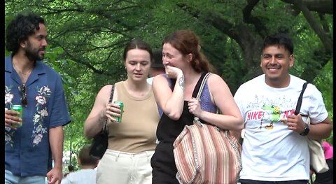 FUNNY Fart Prank in Central Park! CLEAN UP on Aisle Gilstrap!!