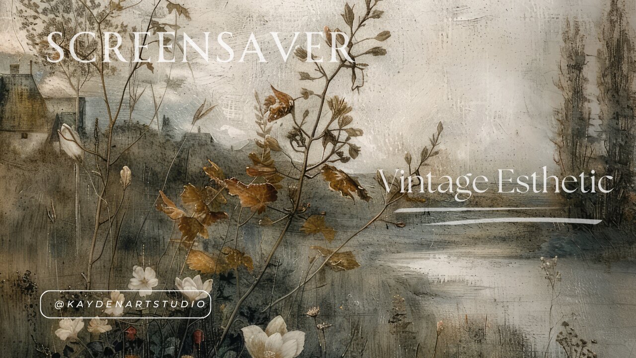 VINTAGE INSPIRED LANDSCAPE ARTWORK FOR TV • 2 HOURS OF ART • CALM VISUAL AMBIENCE