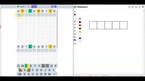 Wordle-type game series: Trying out Quordle with a practice game; fun word game with complex twist!