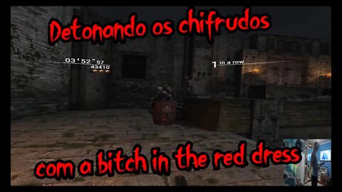 Resident evil 4 - The mercenaries - com a bitch in the red dress, Ada - castelo (PT-BR)