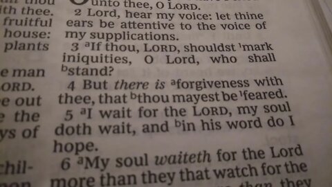 Psalm 130 KJV (take 9.Feb.2022)