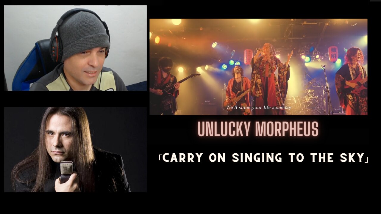 Video react - UNLUCKY MORPHEUS - "Carry on singing to the sky" BRAZILIAN REACT