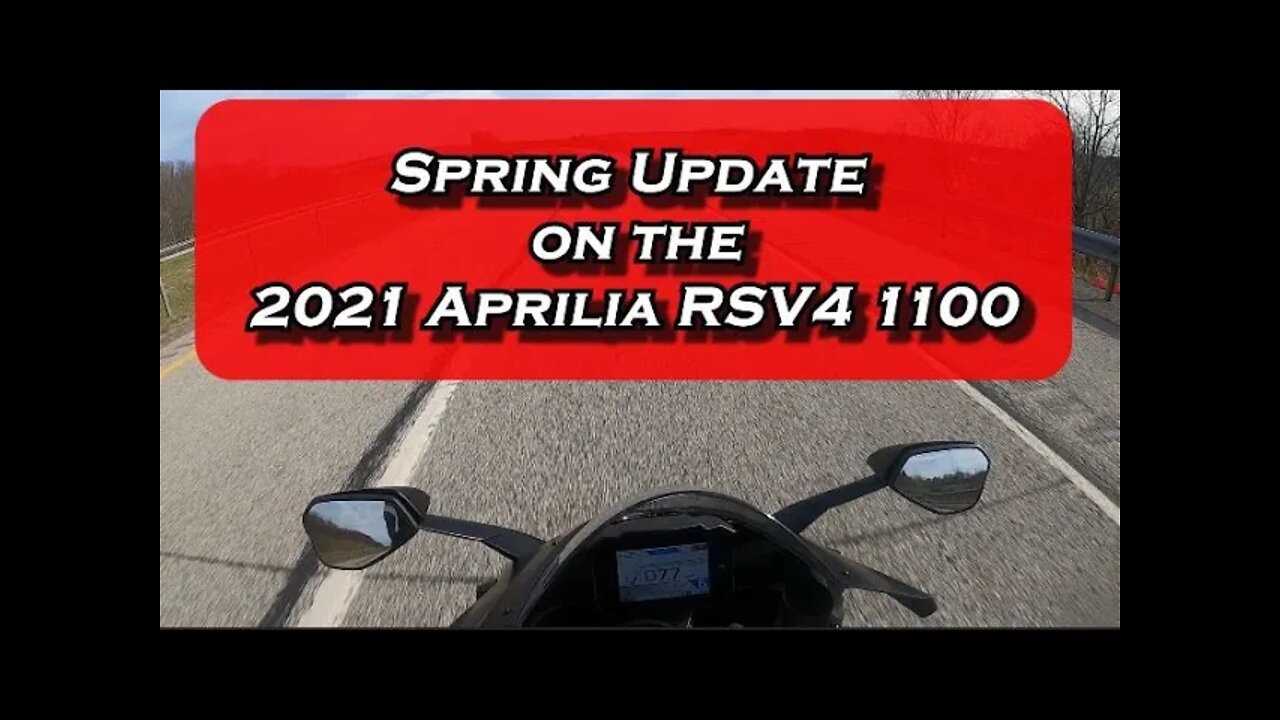 Spring Update on the 2021 Aprilia RSV4 1100