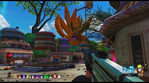 Naruto Custom Zombies Map Gameplay.