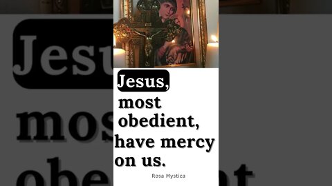 Jesus, most obedient, have mercy on us #shorts