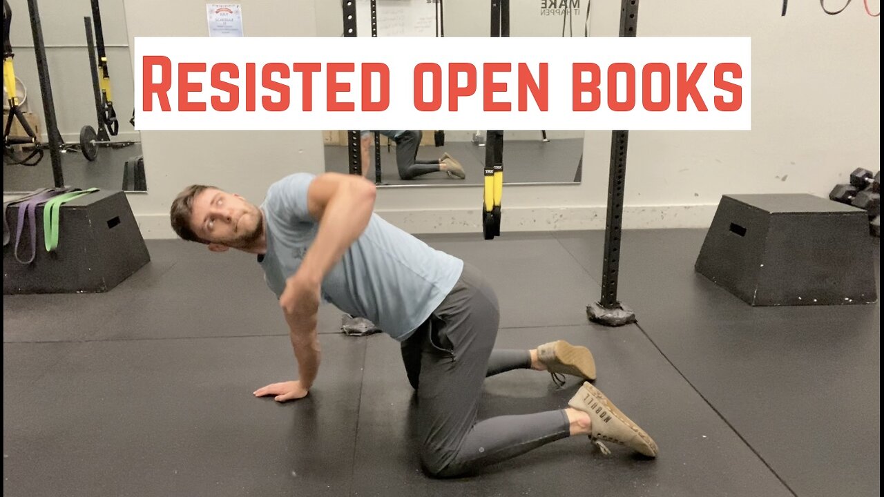 Resisted Open Book #gym #exercise #back