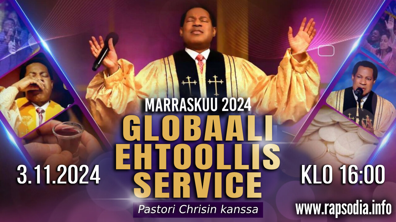 Marraskuun 2024 Ehtoollis-service Pastori Chrisin kanssa - osa 1