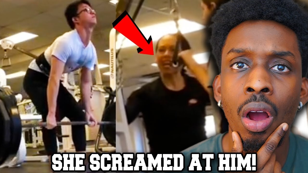 Woman Screams At Man In Gym For Doing This!