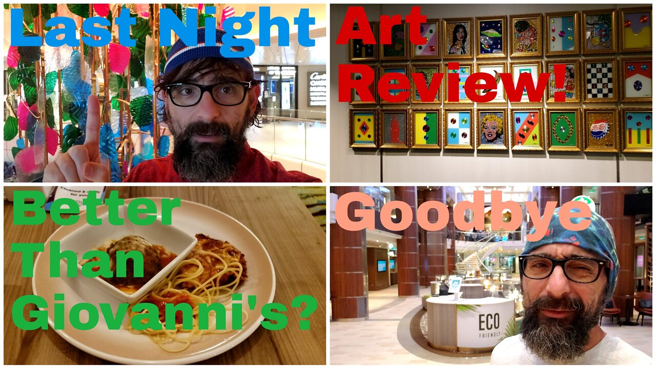 Odyssey of the Seas | Night 8 | Art Review | Italian Night | Disembarkation