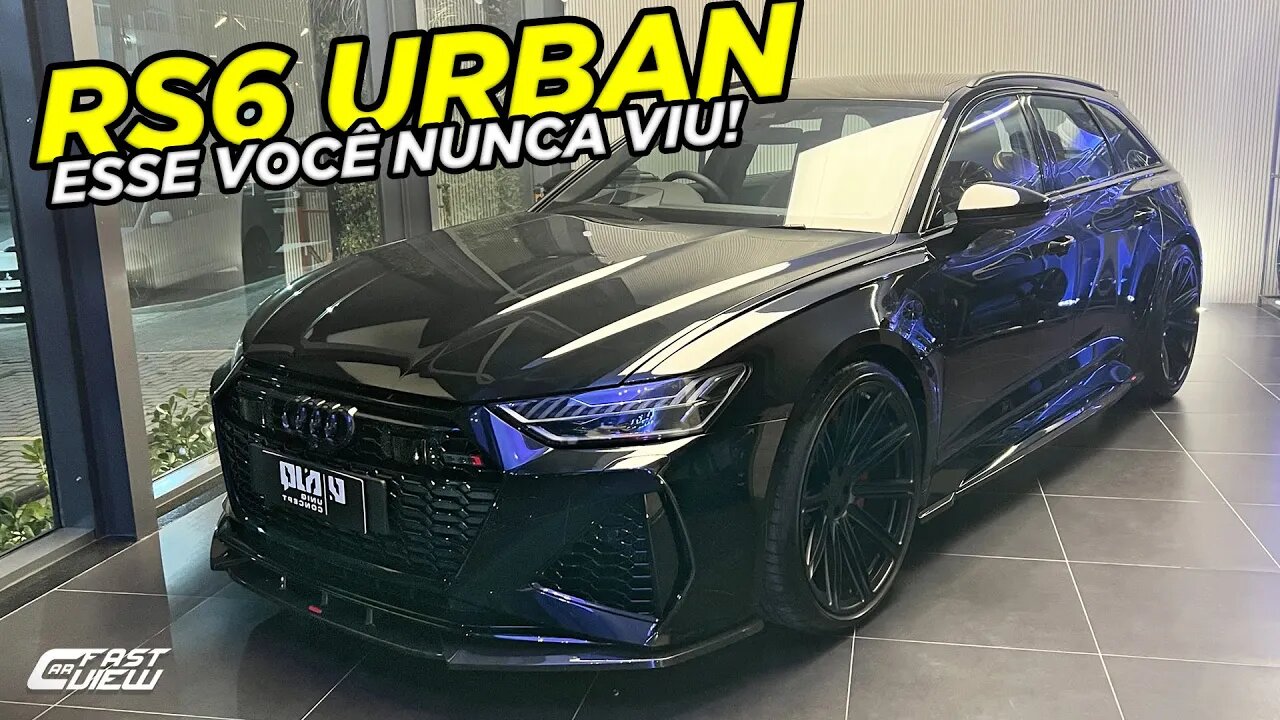 AUDI RS6 URBAN 4.0 V8 2021 DE UM JEITO QUE VOCÊ NUNCA VIU! INSANOS 600 CV E 81,6 KGFM DE TORQUE!