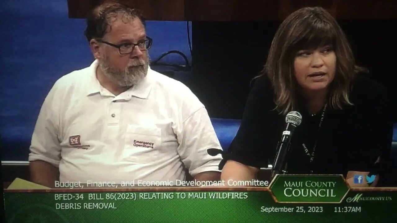 MAUI WILDFIRES DEBRIS REMOVAL 9-25-23 Questioning the Resources 16