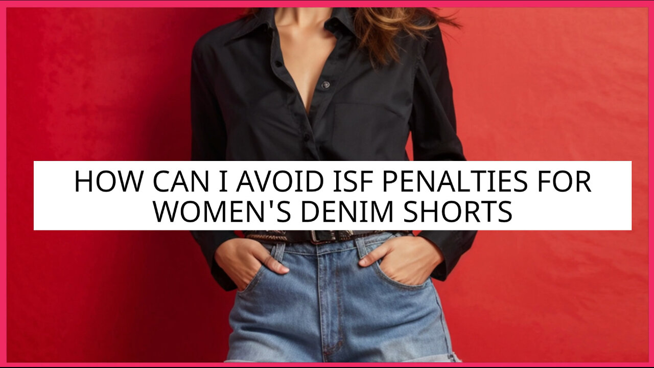 Master the ISF Process: Avoid Penalties for Women's Denim Shorts Imports