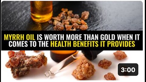 Myrrh oil is worth more than gold when it comes to the health benefits it provides