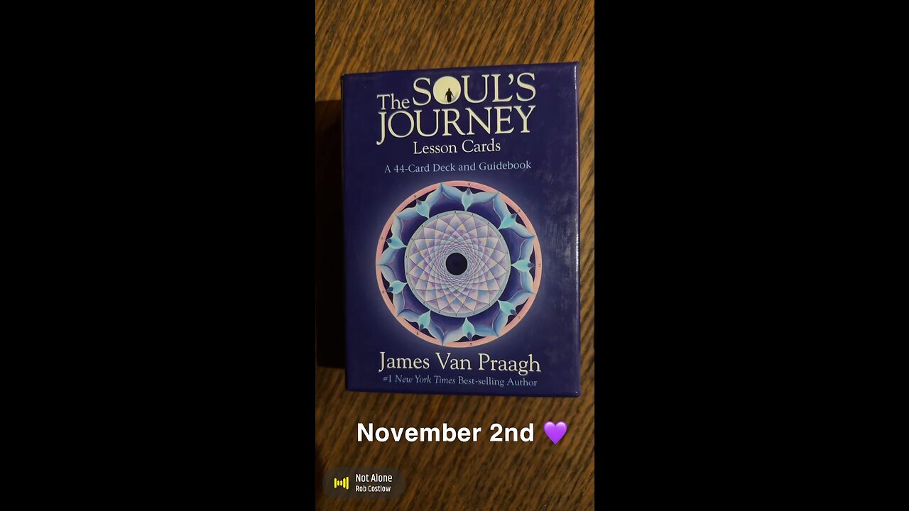 November 2nd oracle card: never alone