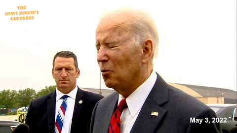 The latest Biden's "I'm not allowed" moment.