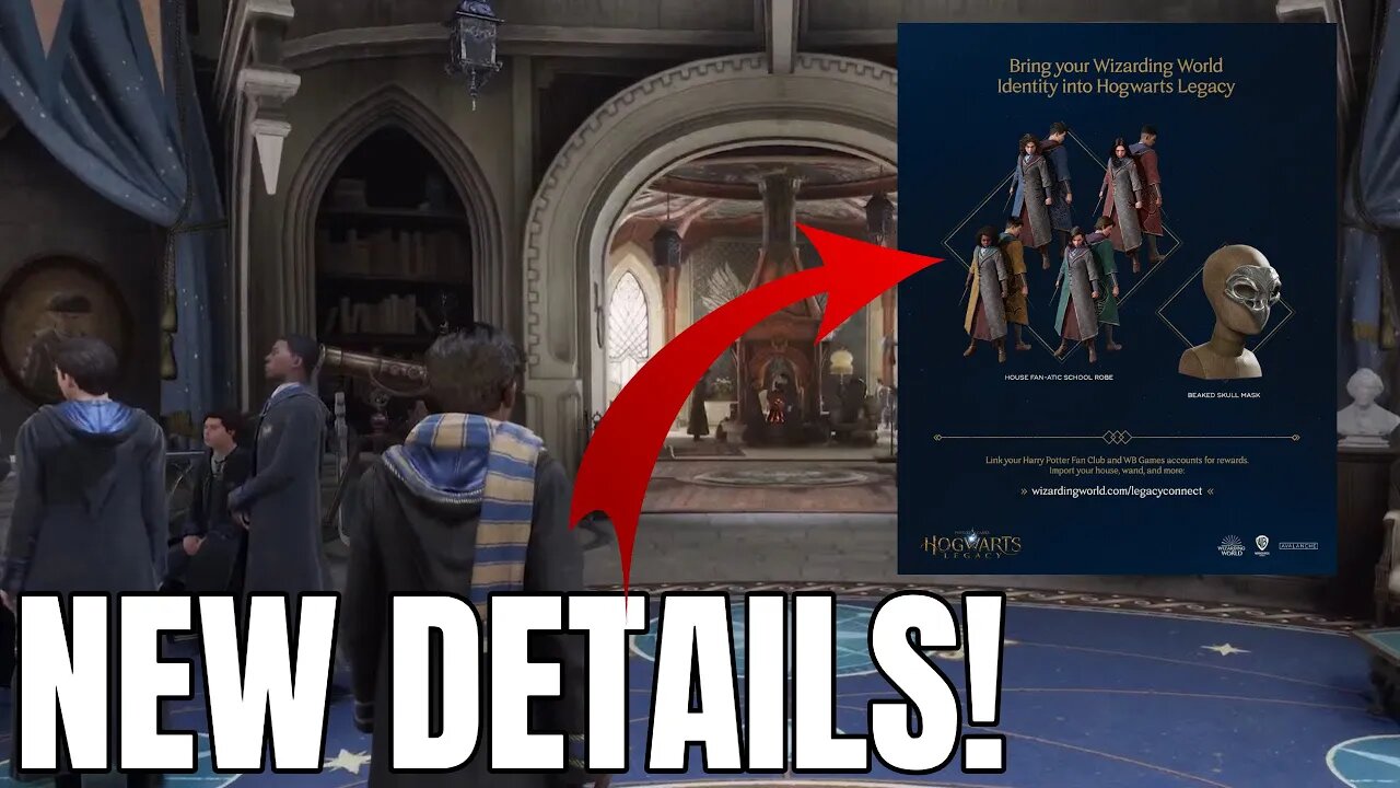 Hogwarts Legacy NEW DETAILS - Common Rooms Look & Importing Your House & Wand!