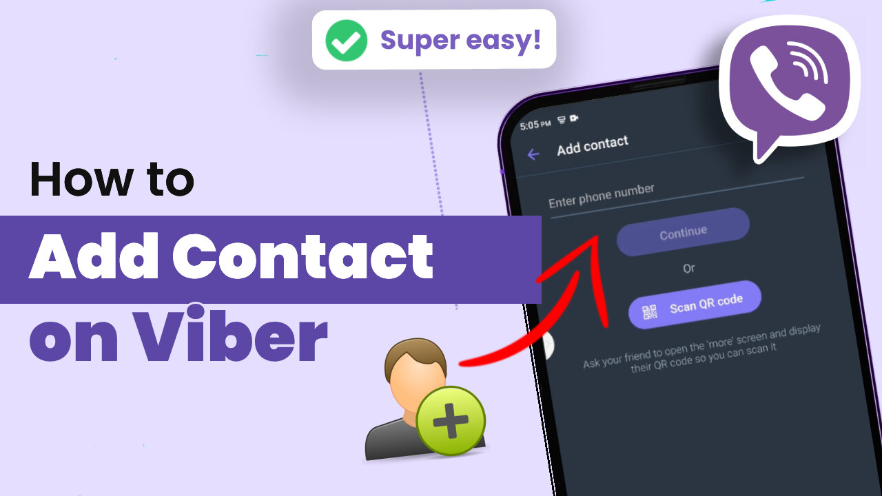 How to add contact on Viber