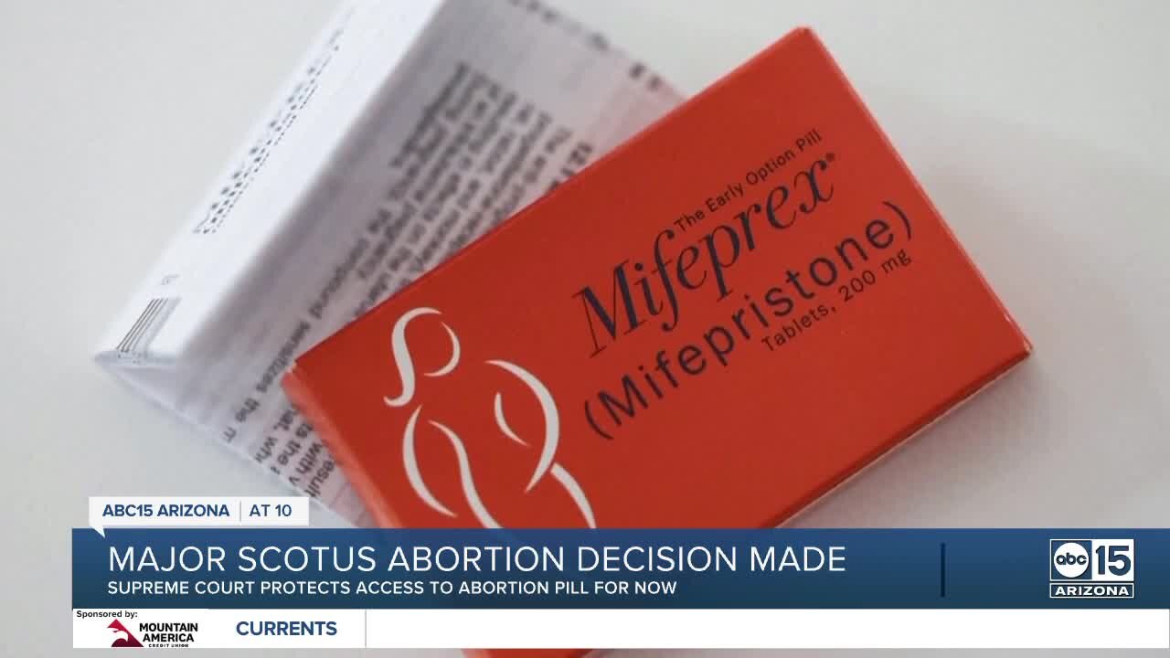 Supreme Court preserves access to abortion pill for now