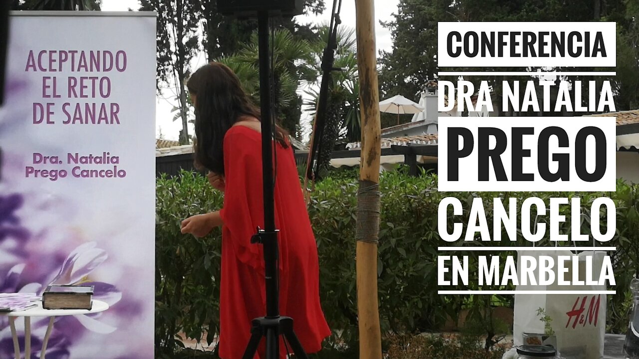 Conferencia de la Dra Natalia Prego en Marbella desde el Cortijo de los caballos