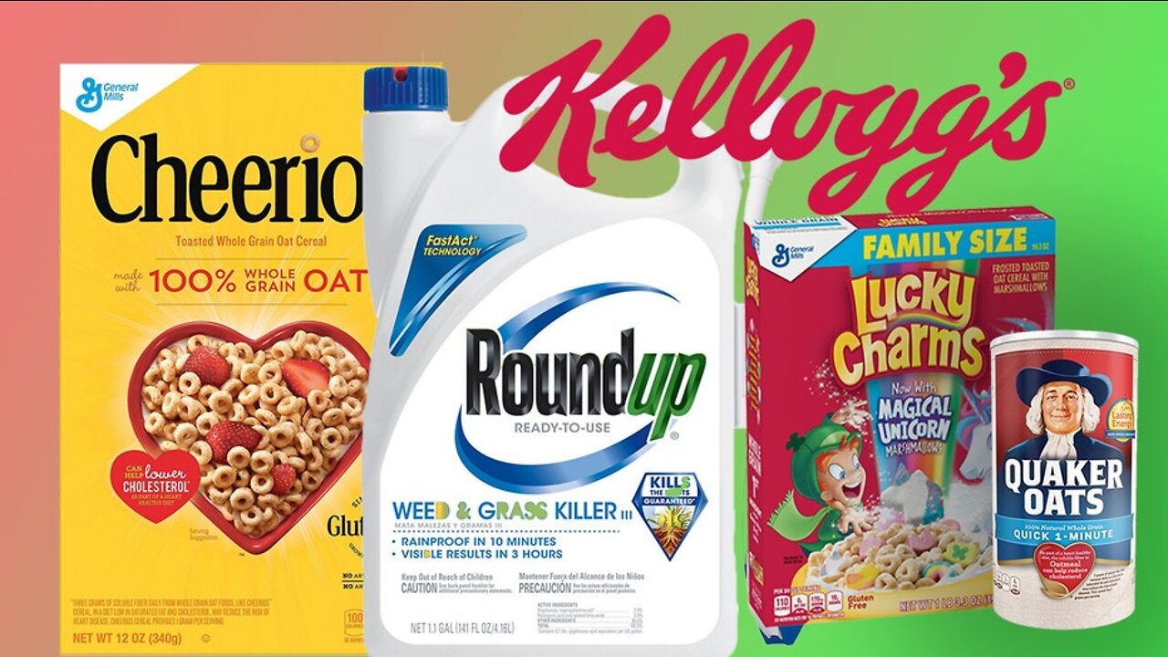 CANCER CAUSING GLYPHOSATE FOUND IN CHILDREN'S CEREAL & IN OATS🕎Ezekiel 4;12-13 “Israelite curses”