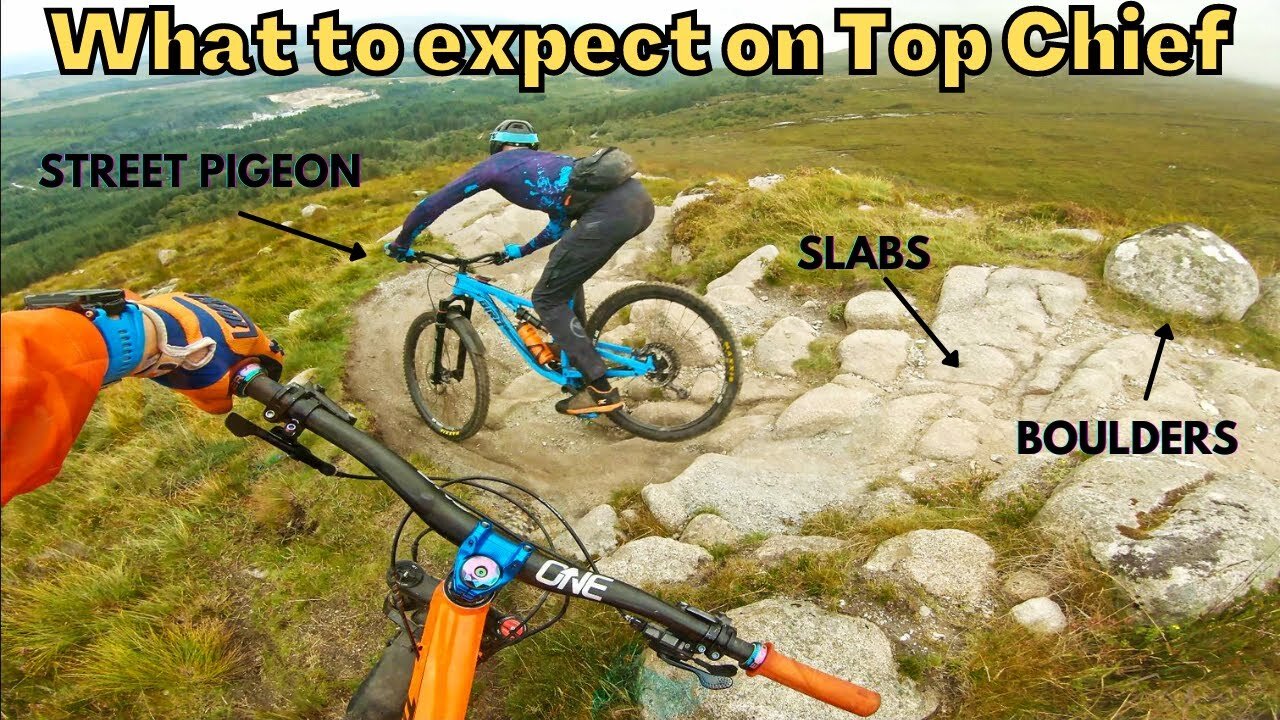 Amateur tackles Top Chief Fort William - Its a mean rocky descent