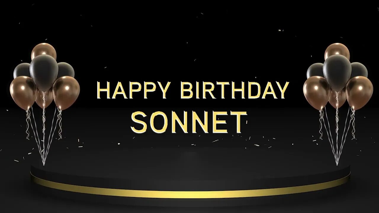 Wish you a very Happy Birthday Sonnet