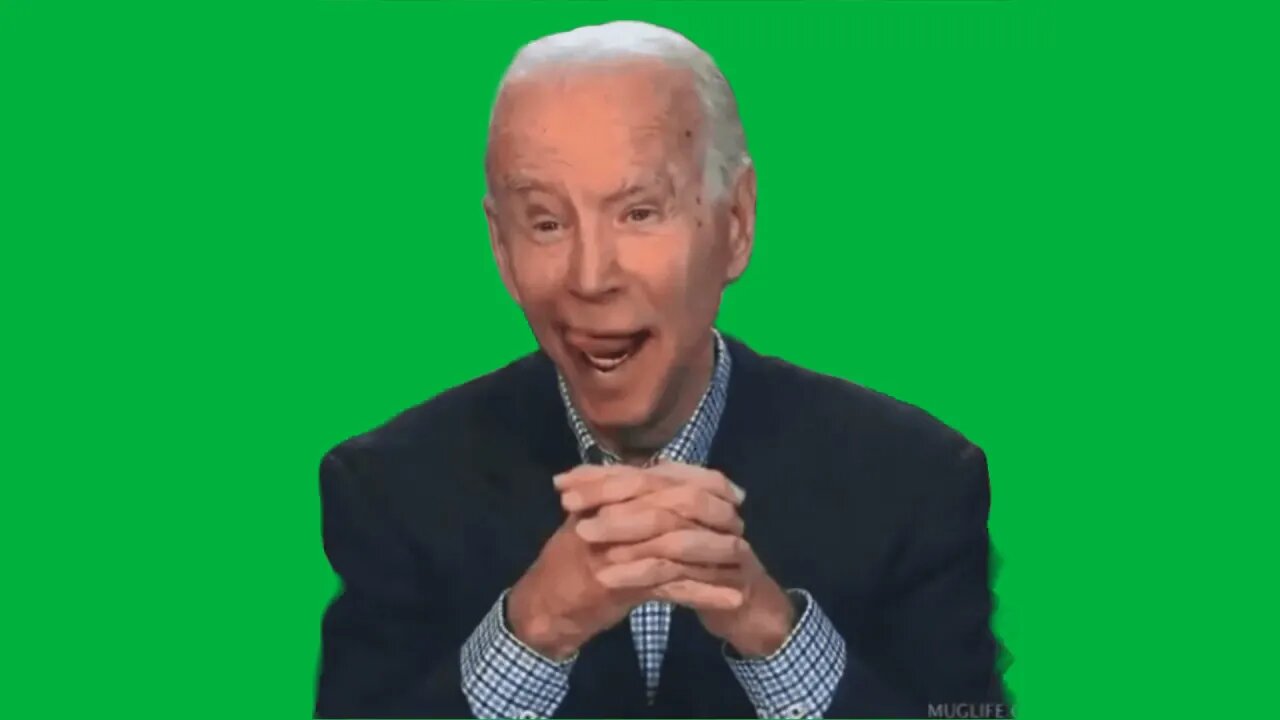 Green Screen – biden tongue