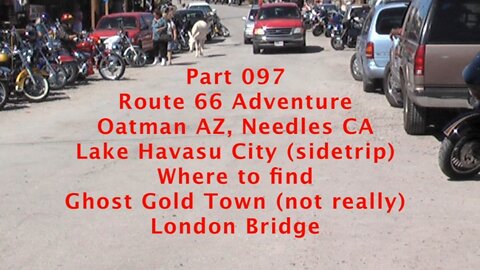 E25 0001 Oatman AZ, Needles CA and Lake Havasu side-trip on Route 66 97